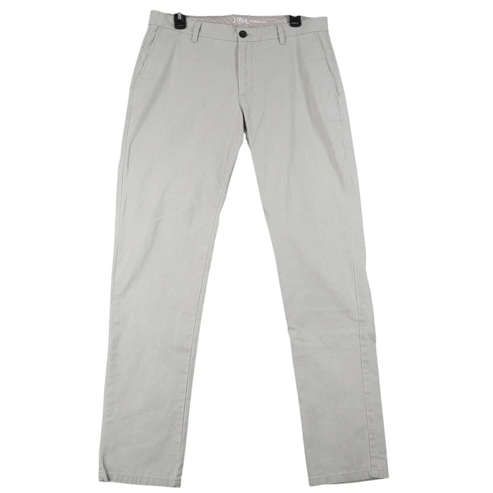 Joseph Abboud JOE Chino Pants Mens 34x32 Tan Stretch Cotton Casual Business